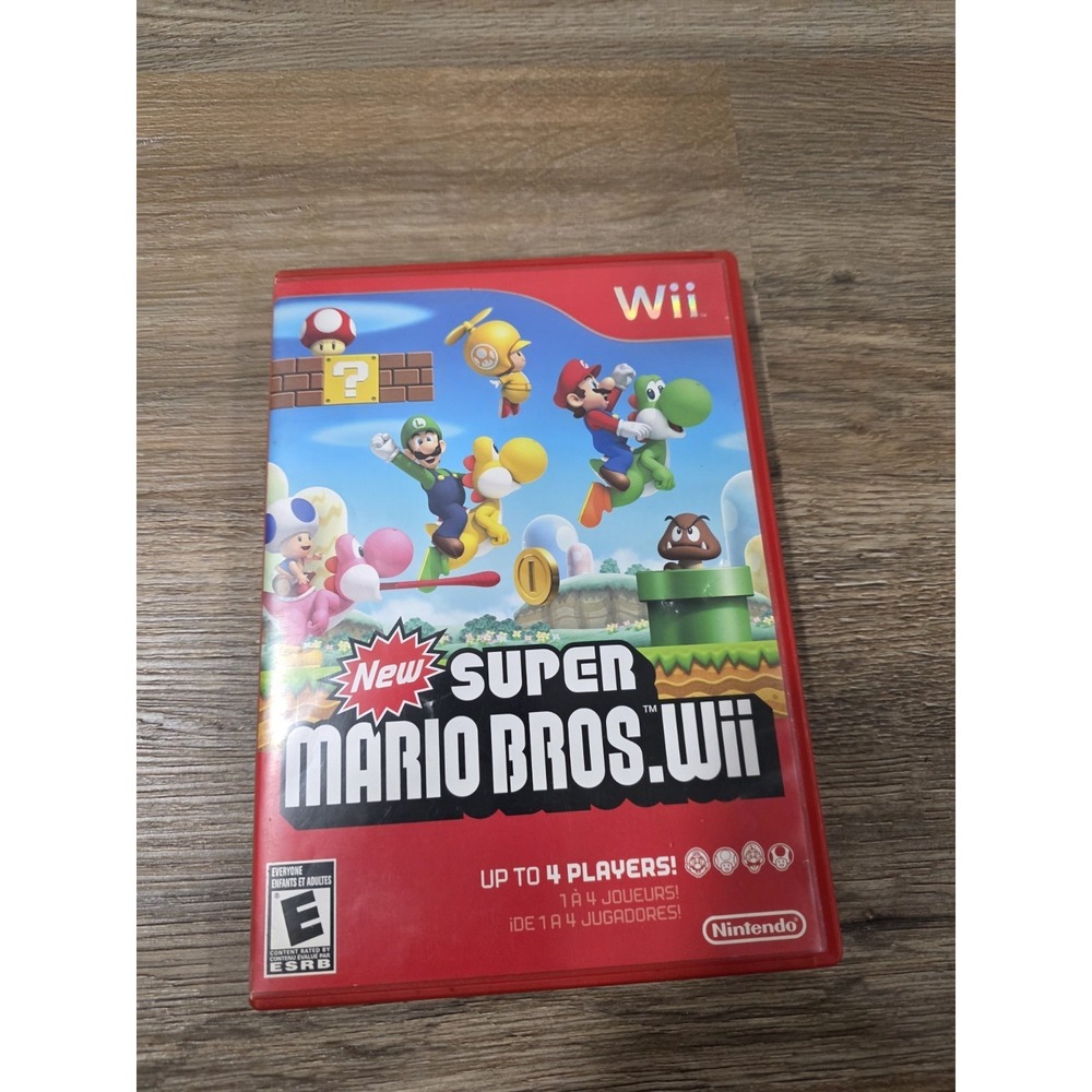 Nintendo New Super Mario Bros. Wii Multiplayer Game Manual